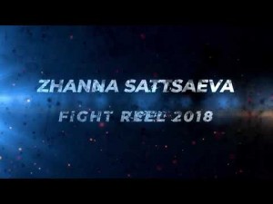 Zhanna Sattsaeva stunt fight reel